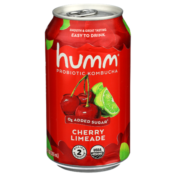 Humm Kombucha Organic Cherry Limeade Probiotic Kombucha