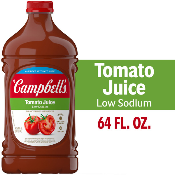 Campbell's Low Sodium 100% Tomato Juice Same-Day Delivery or