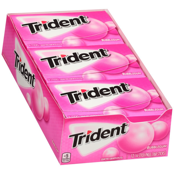 Trident - BubbleGum - 12 Ct