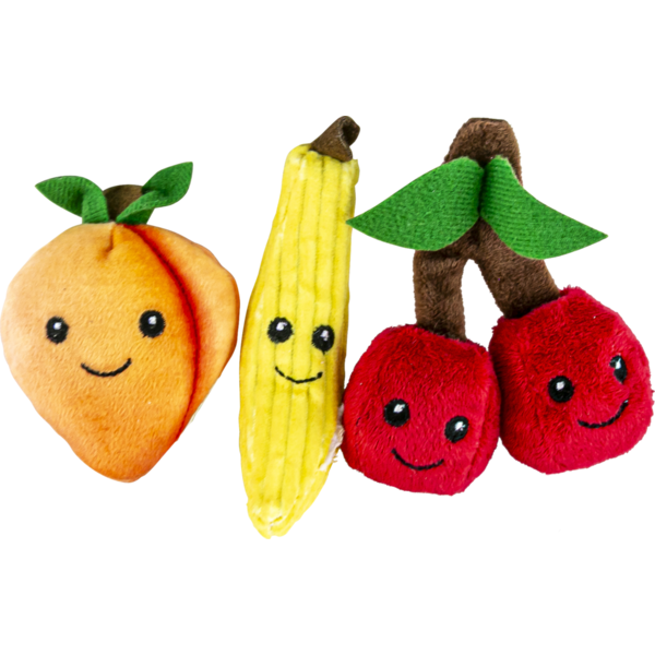 Play On Fruit Plush Cat Toy