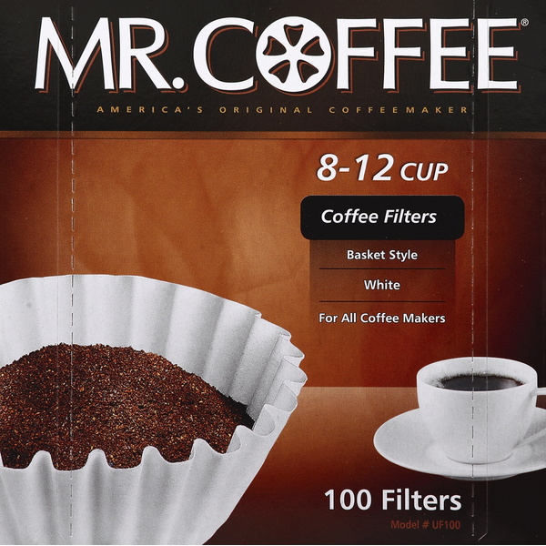 Filter Basket Mr Coffee 12 Cup Filter Coffee Coffee Filters, White