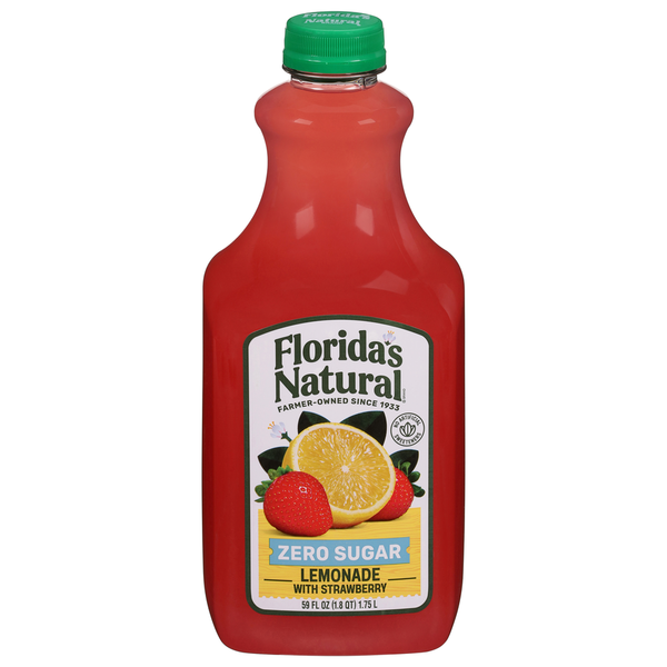 Florida's Natural Zero Sugar Lemonade with Strawberry Same-Day