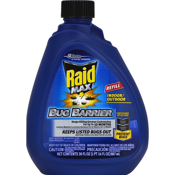 raid perimeter protection trigger spray pesticide 30 fl oz