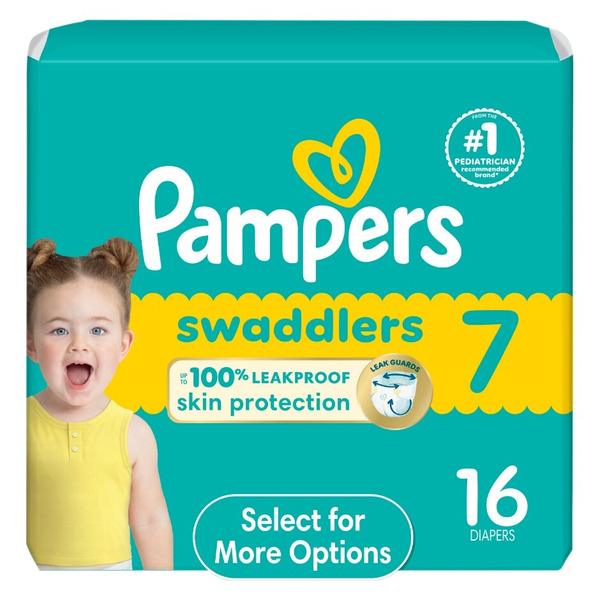 Pampers Swaddlers Diapers, Size S7 Same-Day Delivery Family Dollar