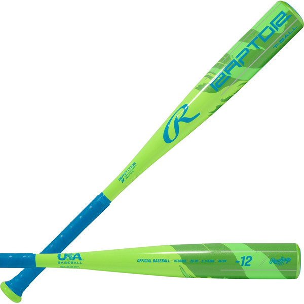 Rawlings Raptor USA Tee Ball Bat, -12, 26 Inch, 14 oz