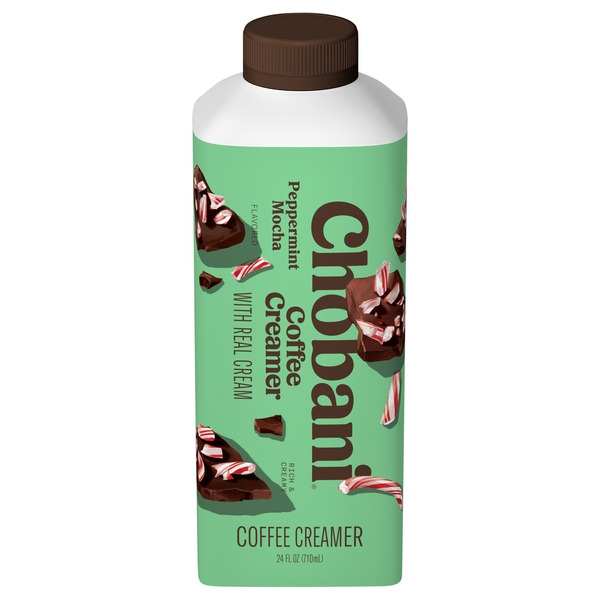 キャンチョメチョメ Chobani Peppermint Mocha Flavored Coffee Creamer Same-Day Delivery