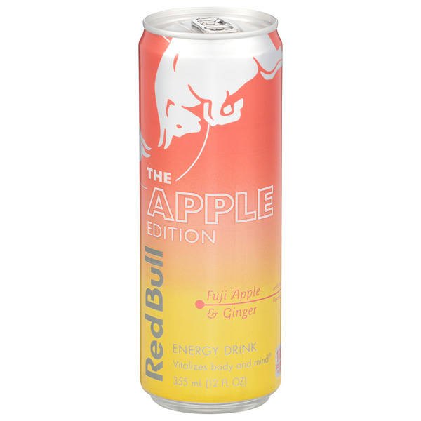 Red Bull Apple Edition Energy Drink, Fuji Apple & Ginger, 12 fl