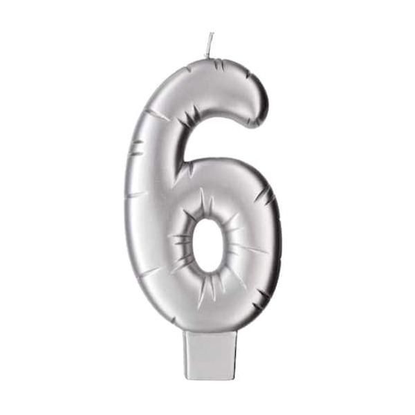 Makery Silver Number Candle