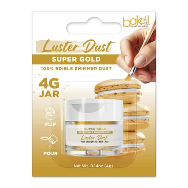 Bakell Super Gold Edible Luster Dust