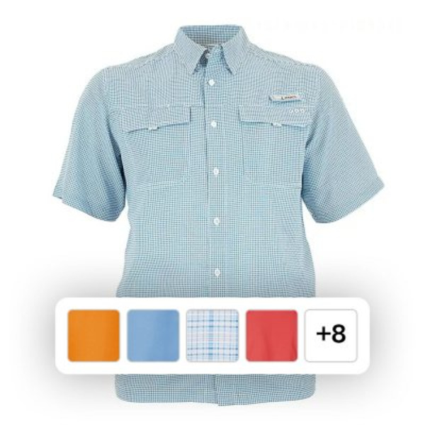 Sam's Club Habit Men's Short Sleeve Fishing Shirt, Large - Sedona Sage Same-Day Delivery