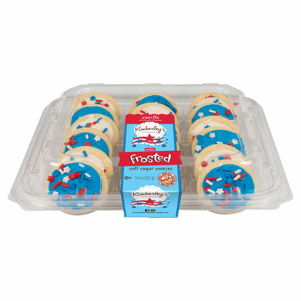 Kimberley's Bakeshoppe Vanilla Mini Frosted Soft Sugar Cookies