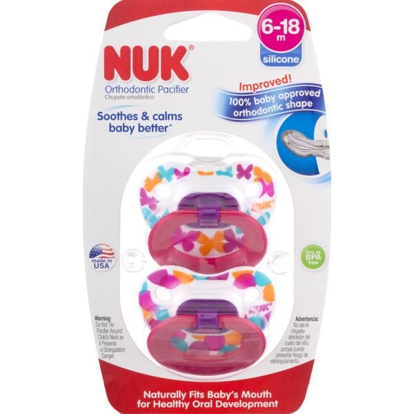 nuk translucent pacifier
