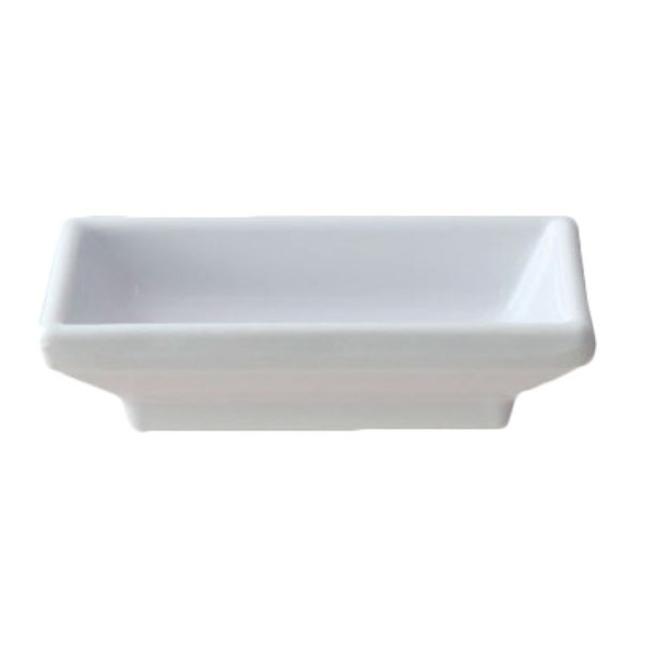 Thunder - Sauce Dish, 2 oz, White Melamine