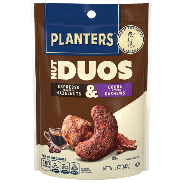 Planters Nut Duos Cocoa Cashews and Espresso Hazelnuts 5oz, 5 OZ