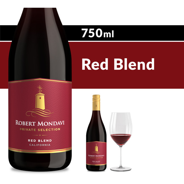 Robert Mondavi Private Selection Red Blend Red Wine Bottle Same