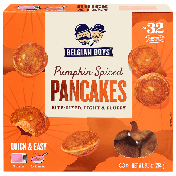 Belgian Boys Pumpkin Spice Mini Pancakes Same-Day Delivery or