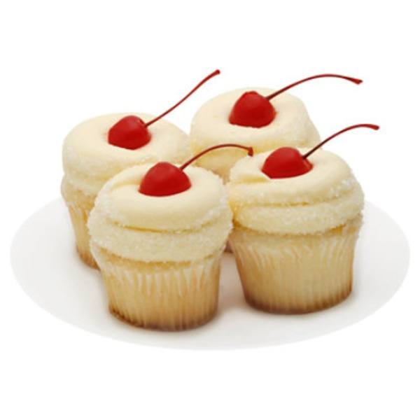 White Cupcakes with Buttercream