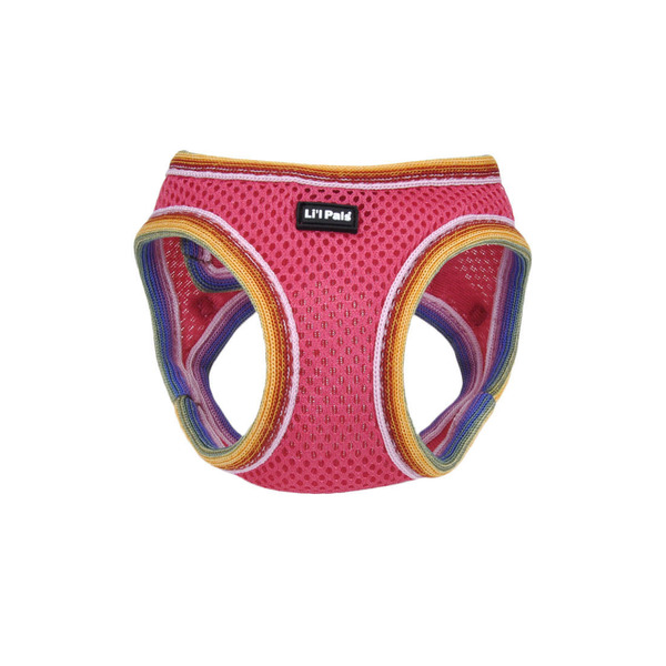 Coastal Pet Petite Small Li'l Pals Bright Pink Mesh Dog Harness