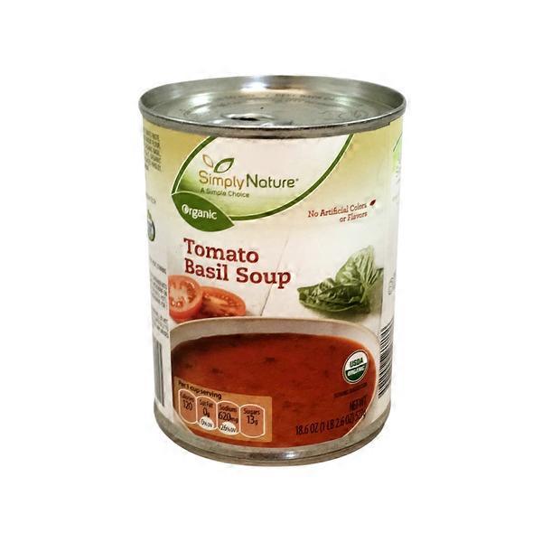 Simply Nature Organic Tomato Basil Soup (18.6 oz) Instacart
