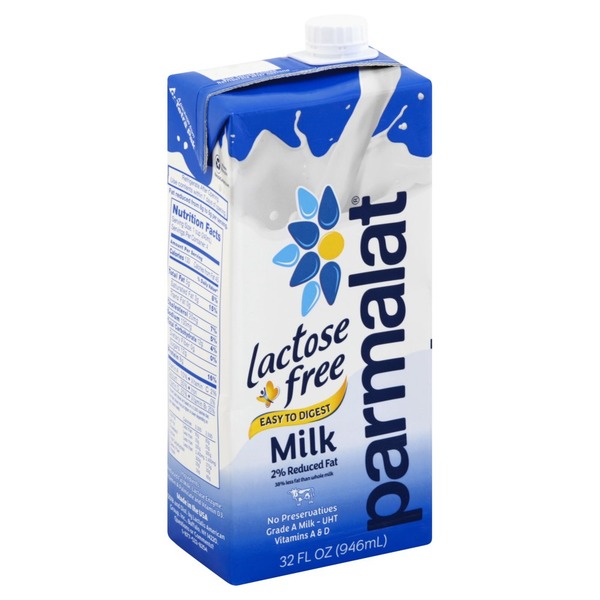 Parmalat Milk, Lactose Free, Reduced Fat, 2 (32 oz) from Safeway