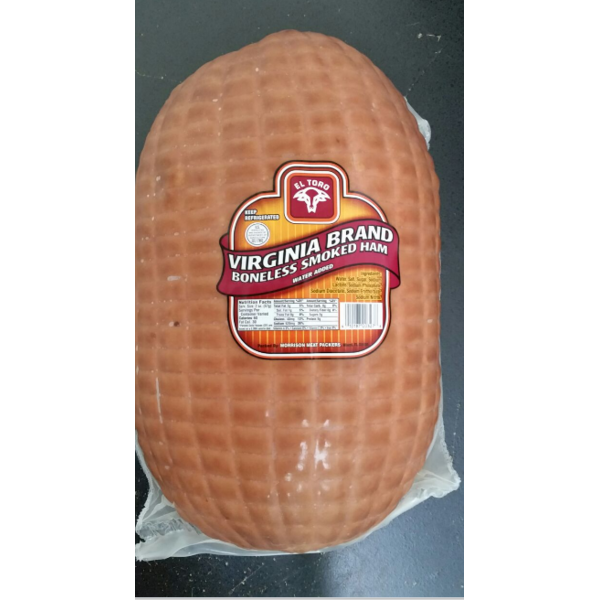 El Toro - Virginia Brand Boneless Smoked Ham