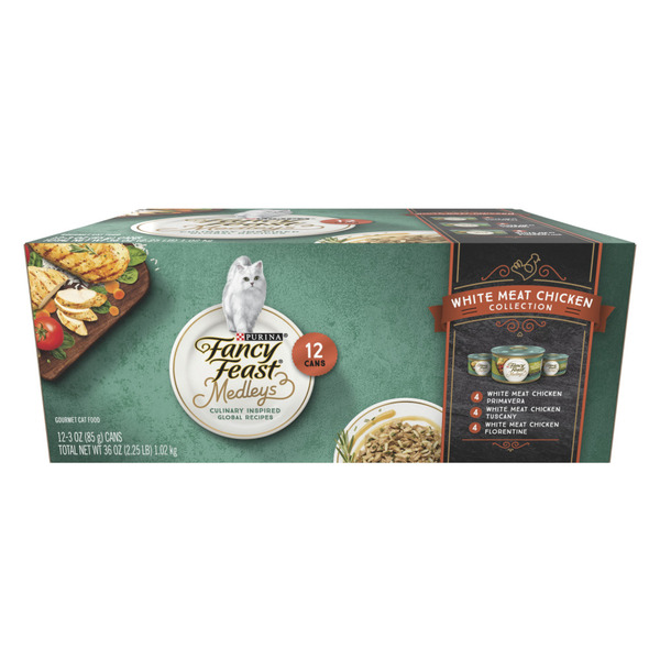 Purina Fancy Feast Wet Cat Food , Medleys White Meat Chicken in Sauce Collection