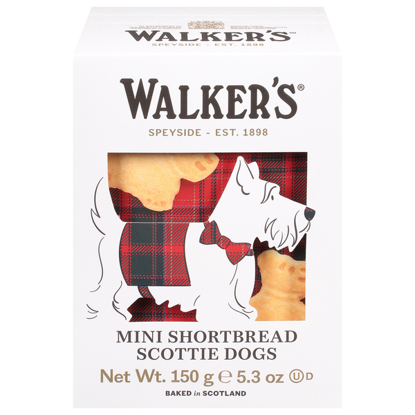 World Market Walker's Shortbread Mini Scottie Dogs 3D Box