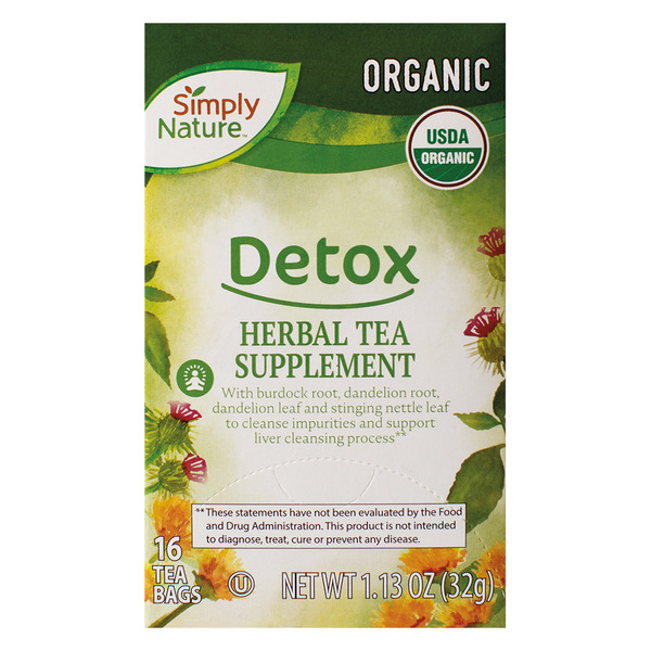 ALDI Simply Nature Organic Detox Herbal Tea Bags SameDay Delivery or