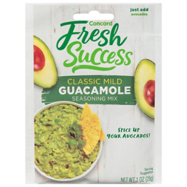 Concord Foods Seasoning Mix, Guacamole, Classic Mild
