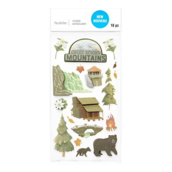 Recollections Michaels Smoky Mountain Dimensional Stickers