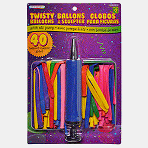 Leclerc Célébration Twisty Balloons, 48 Pack Same-Day Delivery