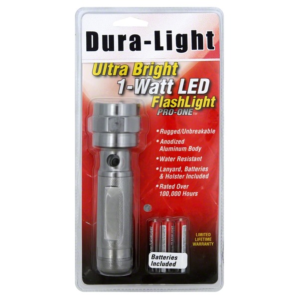 Dura Light Flashlight, Ultra Bright, 1 Watt LED (1 ct) Instacart