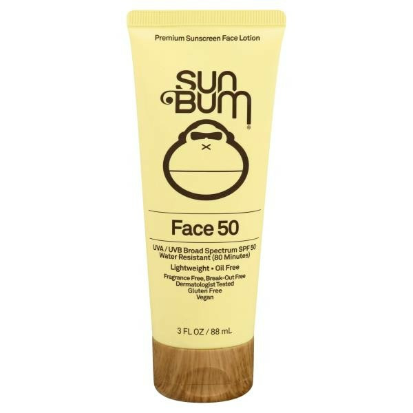 Sun Bum Sunscreen Face Lotion, Broad Spectrum SPF 50 Same-Day