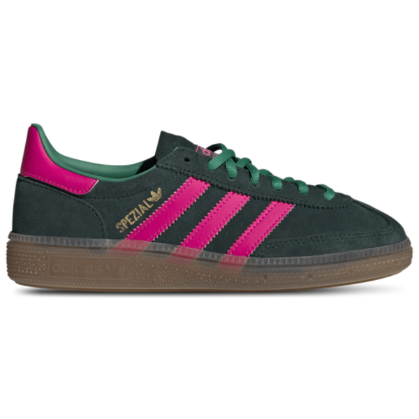 adidas Kids' Grade School Handball Spezial Shoes, Size 6.5, Medium/B - Aurora Ivy/Shock Pink/Gum