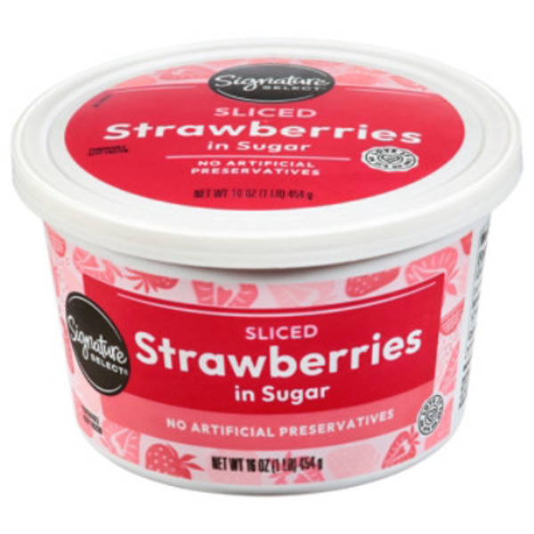 Signature SELECT Sliced Strawberries in Sugar