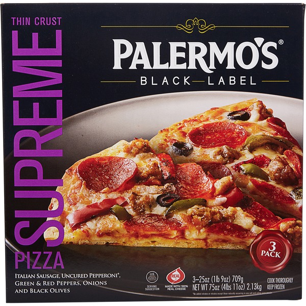 Palermo's Thin Crust Supreme Pizza (3 ct) from Costco Instacart
