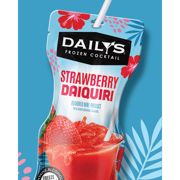 165/55R15 75Q strawberry☆※プロフ必読※ Daily's Strawberry Daiquiri Frozen Cocktail Same-Day Delivery or