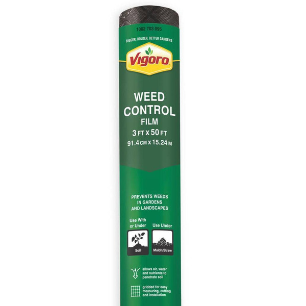 Vigoro 3 Ft. X 50 Ft. Weedblock Weed Barrier Landscape Fabric With Microfunnels