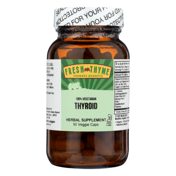 Thyromax Natural Thyroid Support Supplement - 60 Capsules, For Hypothyroid/ Hyperthyroid, May 2028 Expiry