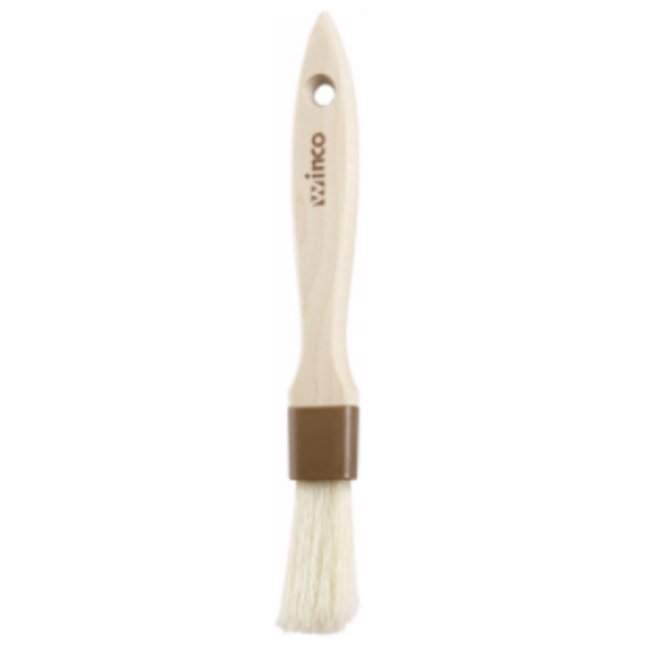 Pastry/Basting Brush, Boar Bristle, 1" Flat - 1 Ct