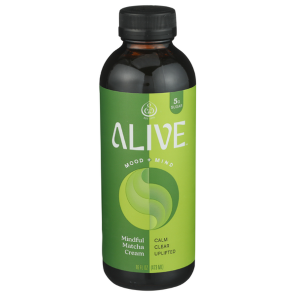 Gt's Living Foods Matcha Cream Soda Alive Ancient Mushroom Elixir