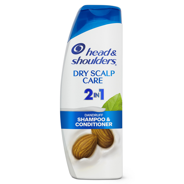 Head & Shoulders 2 in 1 Dandruff Shampoo and Conditioner, Dry Scalp Care - 12.5 fl oz