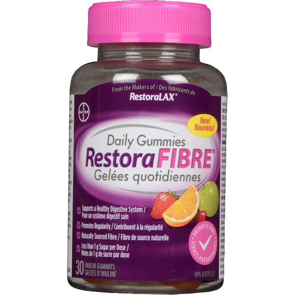 Restoralax Restorafibre Prebiotic Fiber Daily Gummies Same-Day Delivery ...