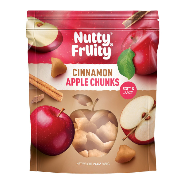 Nutty and Fruity Cinnamon Apple Wedges, 24 oz