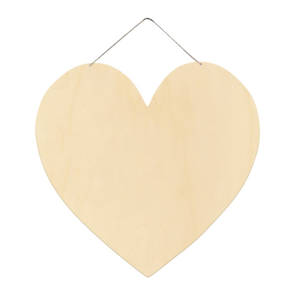 Crafter's Square Valentine's Day DIY Solid Wood Heart Same