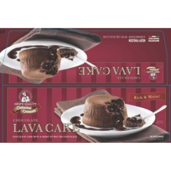 Frozen Chocolate Lava Cakes - 12/3.5 oz