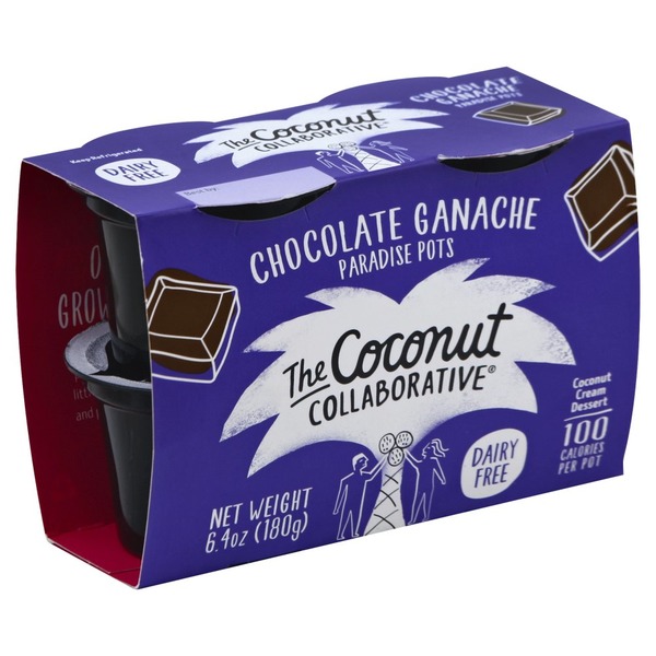 The Coconut Collaborative Dessert, Coconut Cream, Chocolate Ganache