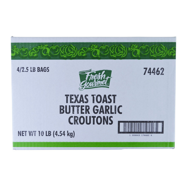 Fresh Gourmet - Butter Garlic Croutons - 4/2.5 lbs