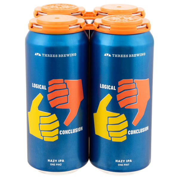 Threes Brewing Hazy IPA Logical Conclusion Beer Same-Day Delivery
