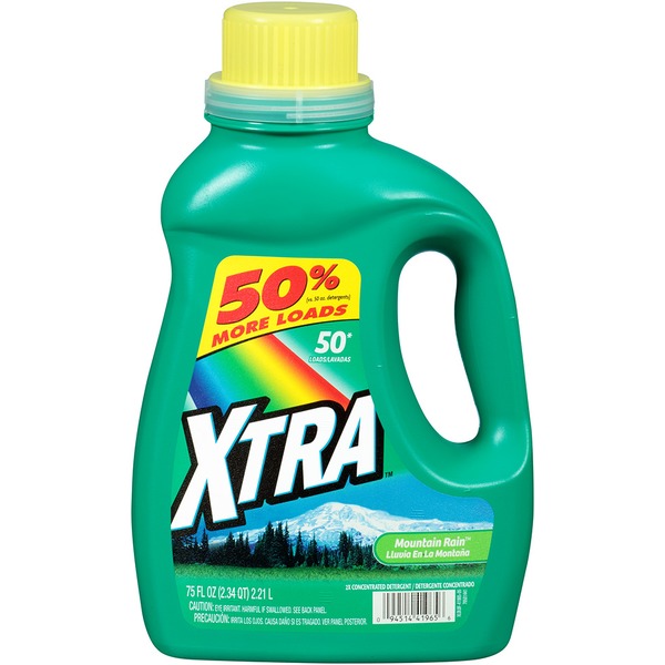 Xtra Mountain Rain 50 Loads Liquid Laundry Detergent from Sunset Foods